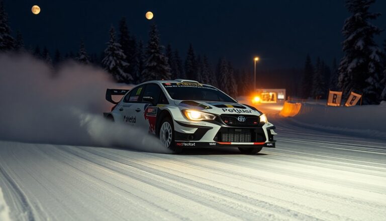solberg leader a umea la prima notte del rally di svezia in sintesi 1770956969