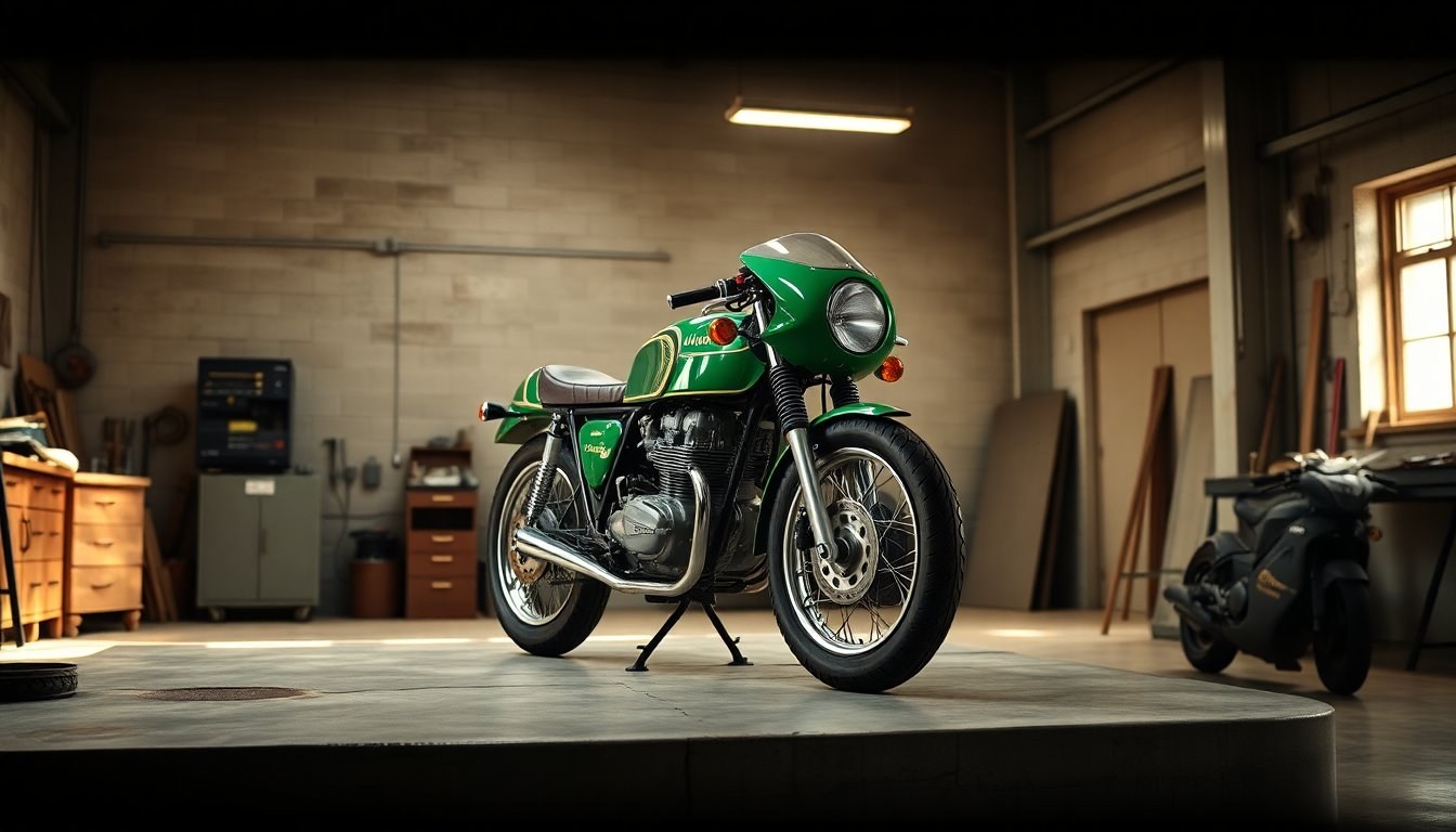 Ducati 750 SS 1974 in green: storia, restauro e asta per un ricordo familiare