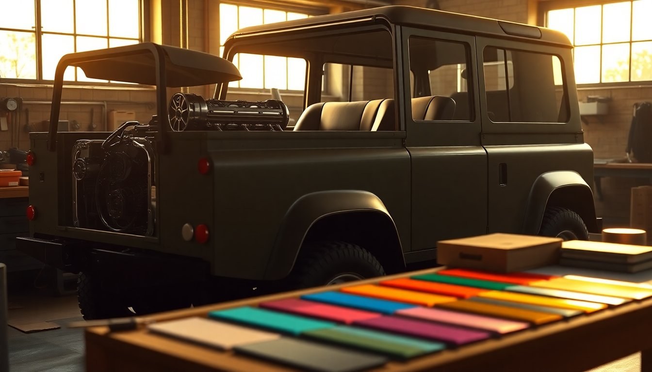 Land Rover Classic Defender V8: personalizzazione estrema per un cliente esclusivo