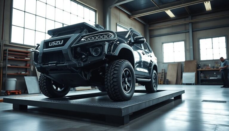L'Isuzu VehiCROSS modificato: un gioiello off-road con motore Lexus