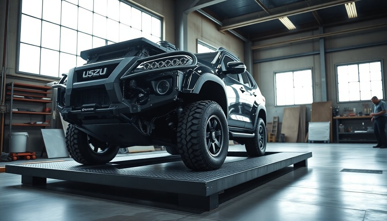 L'Isuzu VehiCROSS modificato: un gioiello off-road con motore Lexus