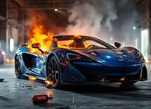 McLaren 765LT in fiamme: il dramma di un'auto da sogno