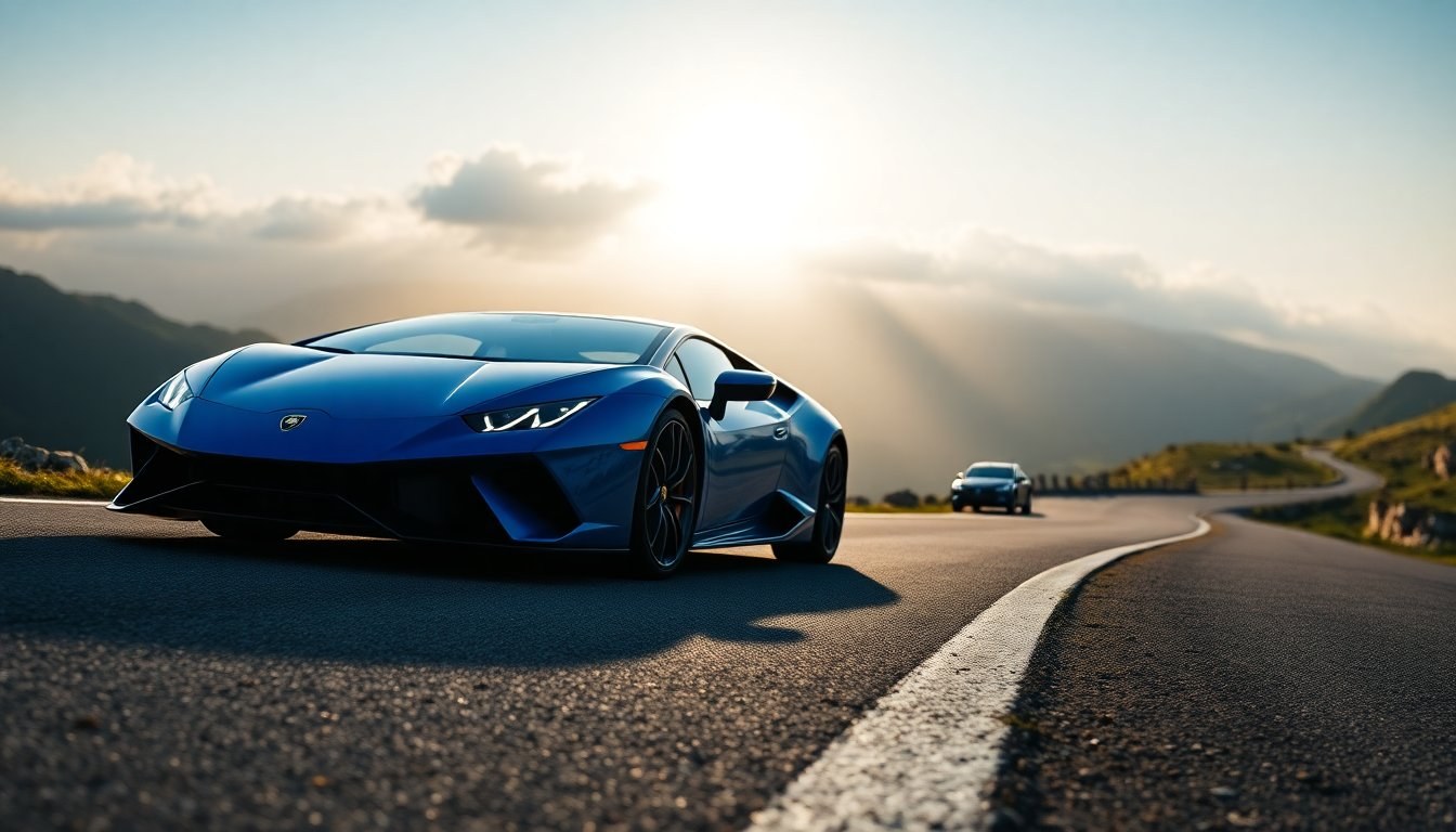 Prova su strada della Lamborghini Temerario: eleganza e potenza sul Passo della Futa