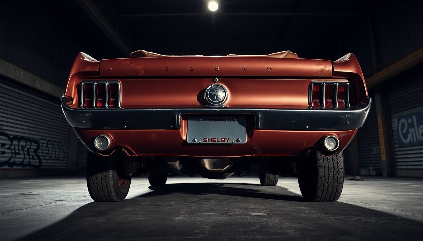 Shelby GT500KR del 1968 con danni sarà battuto all'asta da Mecum