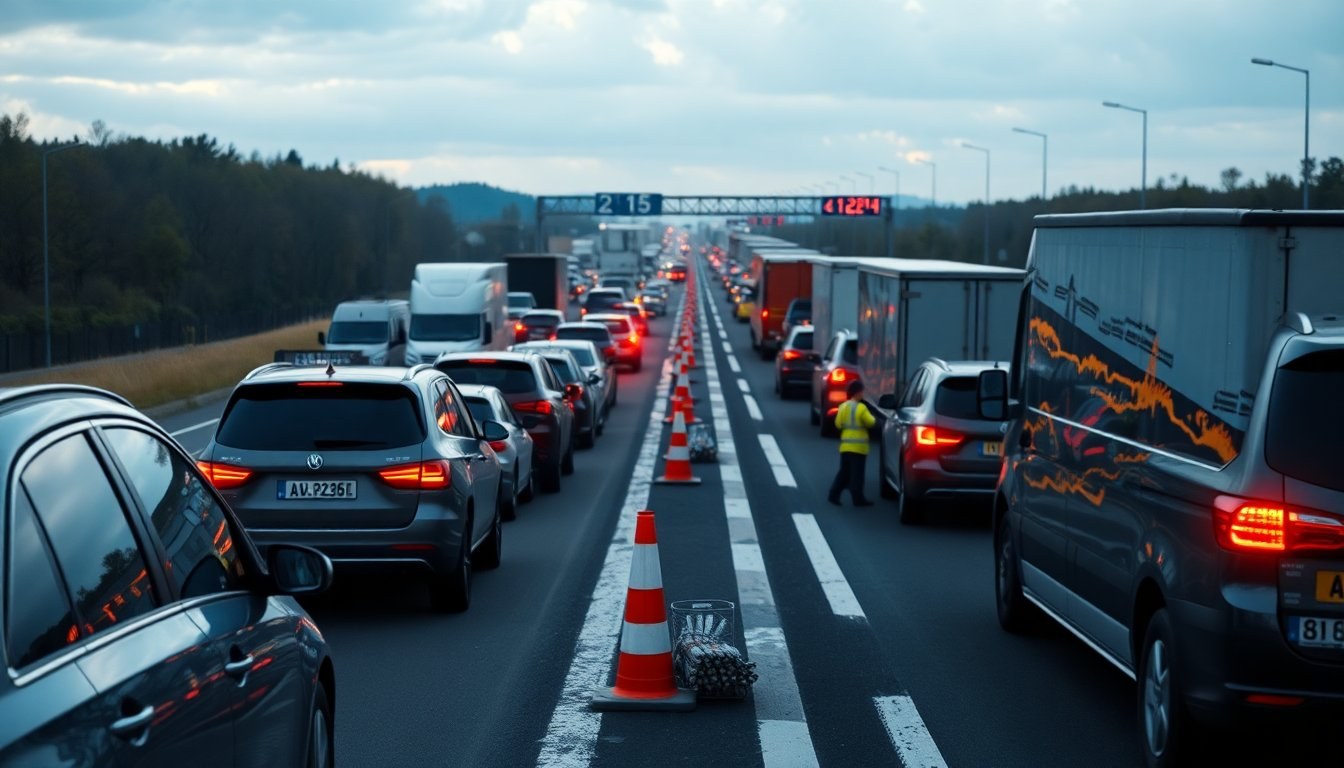 Traffico bloccato sull'A4 al km 214: percorsi alternativi e aggiornamenti
