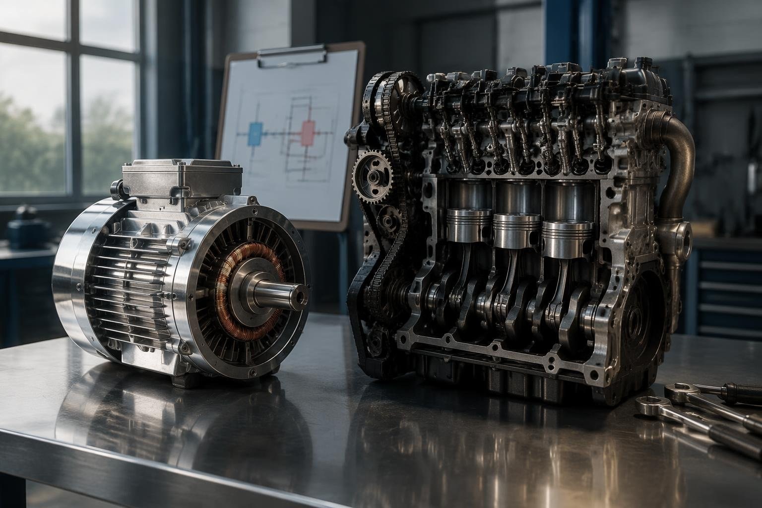 EV e motori termici a confronto: cicli, TCO e sostenibilità