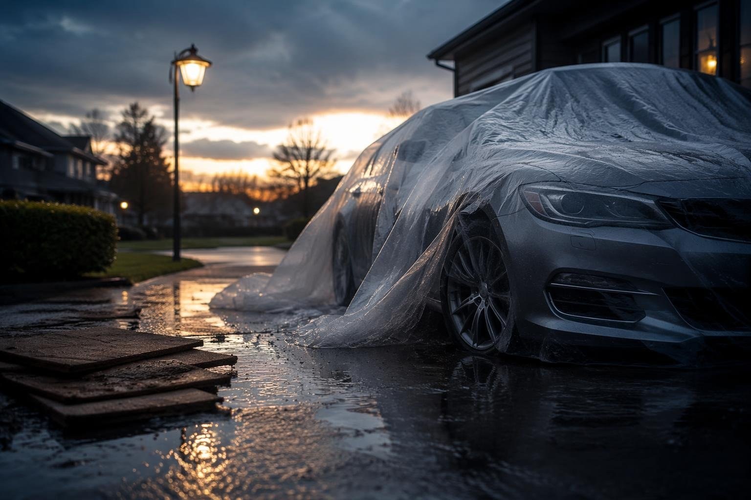 Guida meteo estrema: come salvare l’auto da grandine e allagamenti