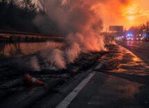 Incendi a Roma: caos sul Gra, fiamme e fumo bloccano il traffico