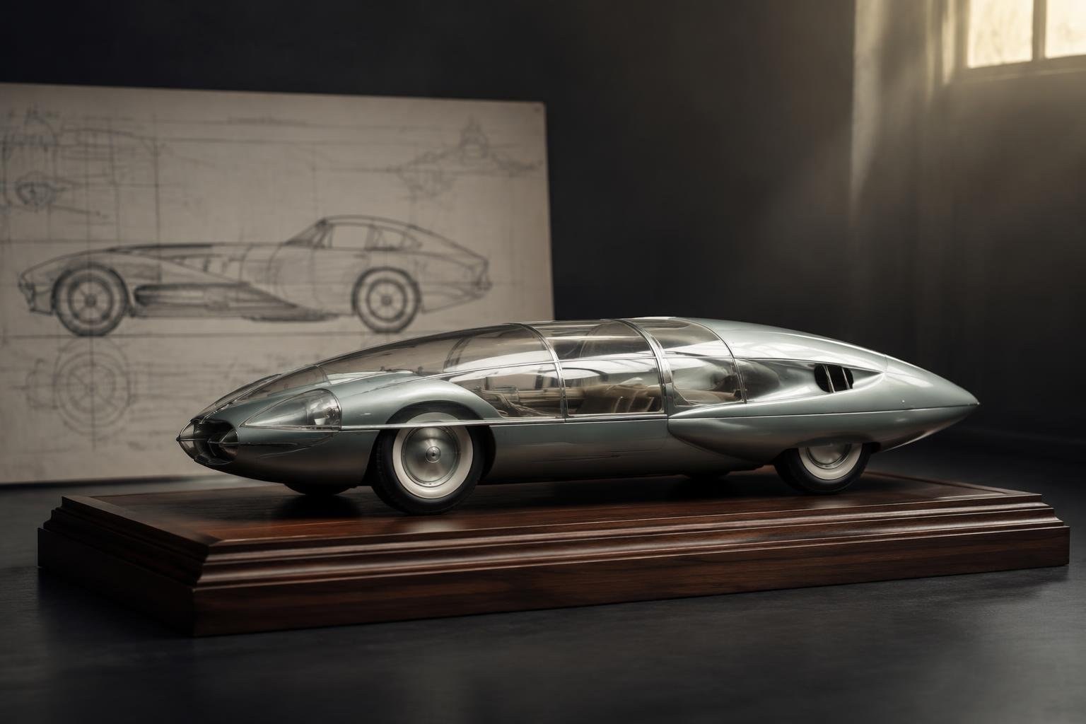 Maxima riproduce la leggendaria Superflow II di Pininfarina in scala ridotta