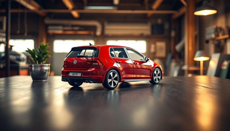 Miniatura Volkswagen Golf GTI G60 1:18 in Rosso Marte: dettagli e giudizio