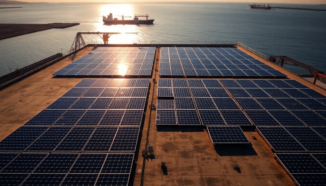 Porto di Ravenna: impianto fotovoltaico nell’ex raffineria Sarom e cold ironing per le navi