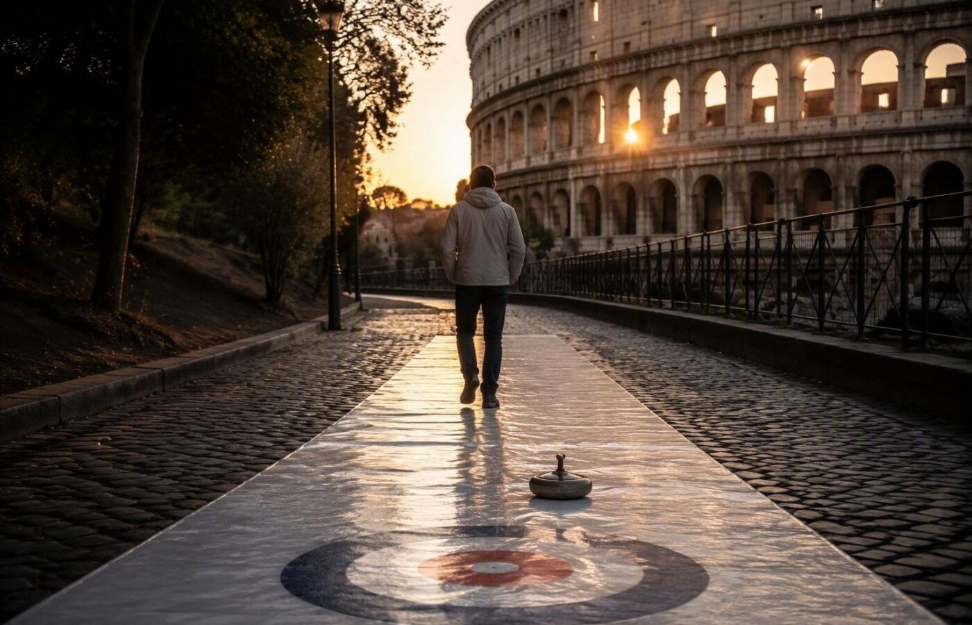 Curling estivo a Roma: l'iniziativa che unisce sport e storia