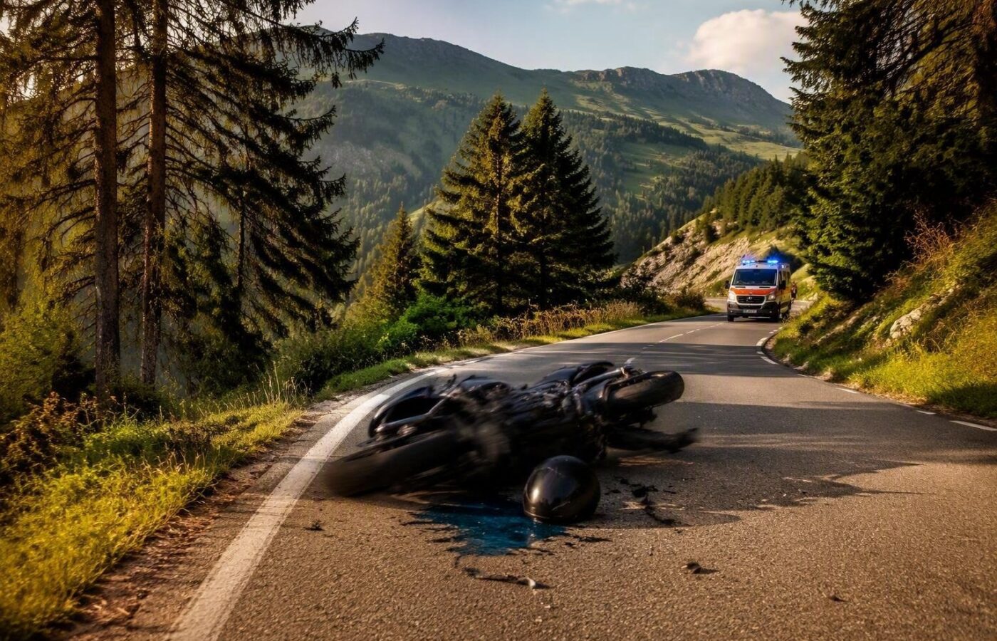 Ferragosto tragico a Valdisotto: giovane motociclista grave dopo caduta