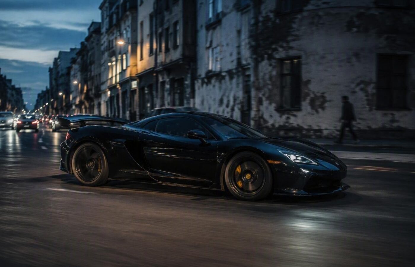 Koenigsegg CCGT1, ipercar con aletone attivo e trasmissione sequenziale, in mostra a Monterey Car Week