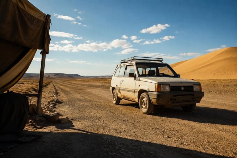 Mongol Rally 2026: due amici lombardi sfidano l'Asia con una Fiat Panda del 1997