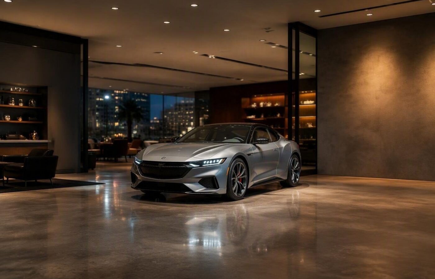 Ford mostra il prototipo della Mustang Mach 4, una berlina sportiva a quattro porte con design elegante e prestazioni elevate