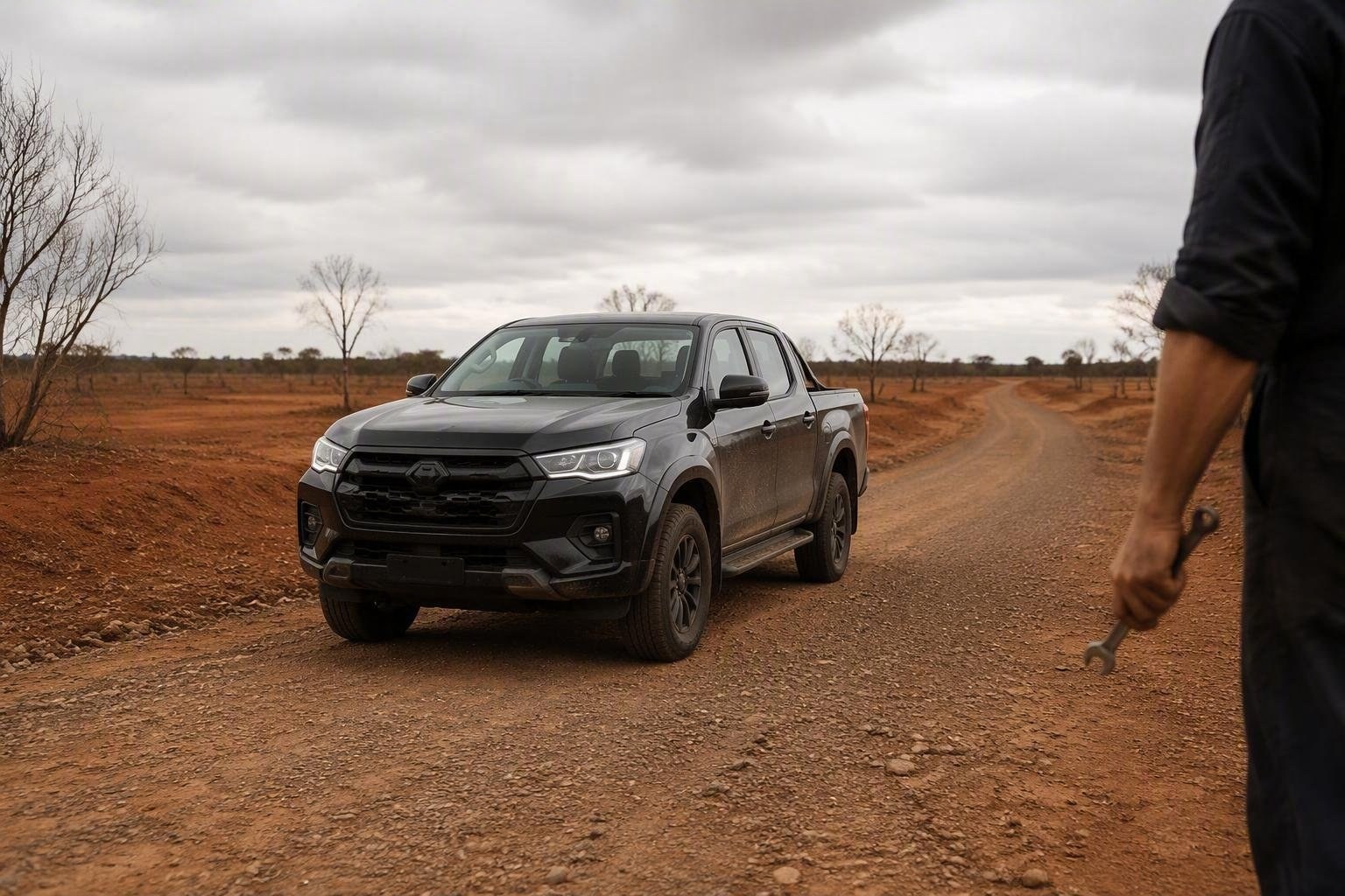 Prova su strada del nuovo Isuzu D-Max MY2026 con un fotografo outdoor
