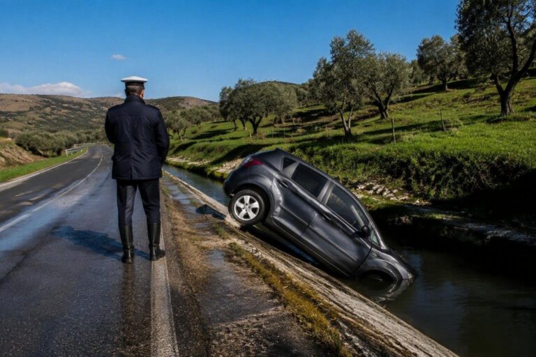 Tre gravi incidenti stradali in Italia: auto ribaltate e canali coinvolti