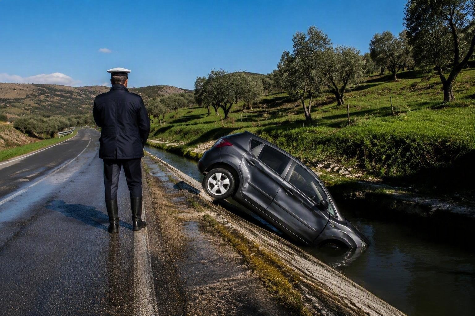 Tre gravi incidenti stradali in Italia: auto ribaltate e canali coinvolti