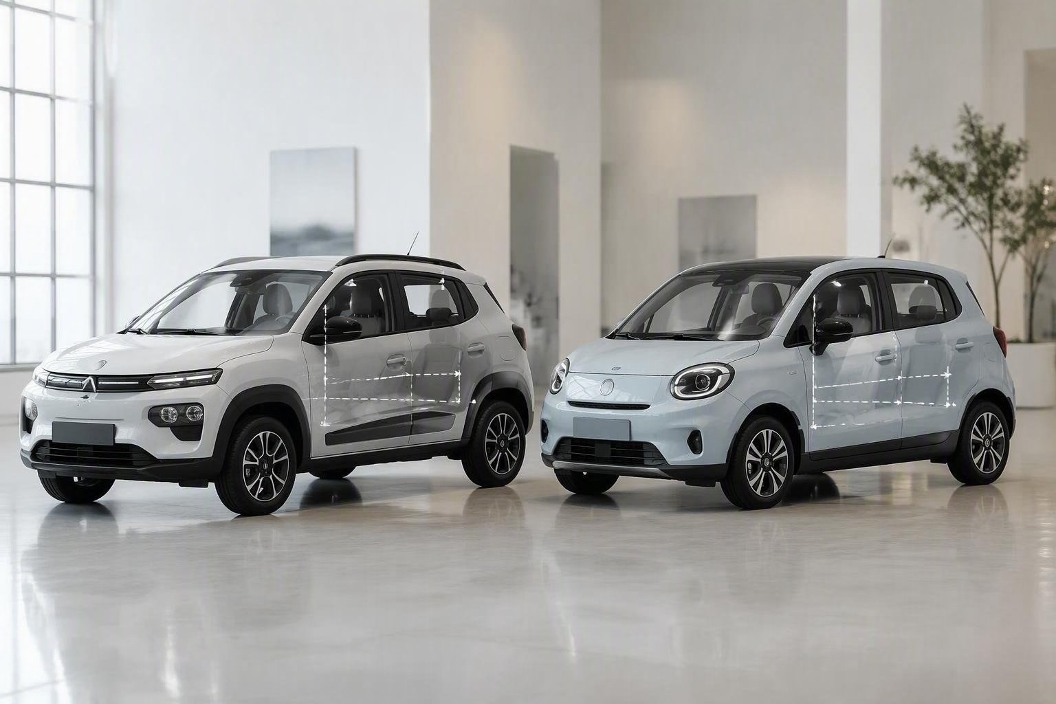 Confronto prezzi e spazio interno: Dacia Spring e Leapmotor T03