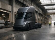 Il camion elettrico di Elon Musk parte dalla Gigafactory Nevada