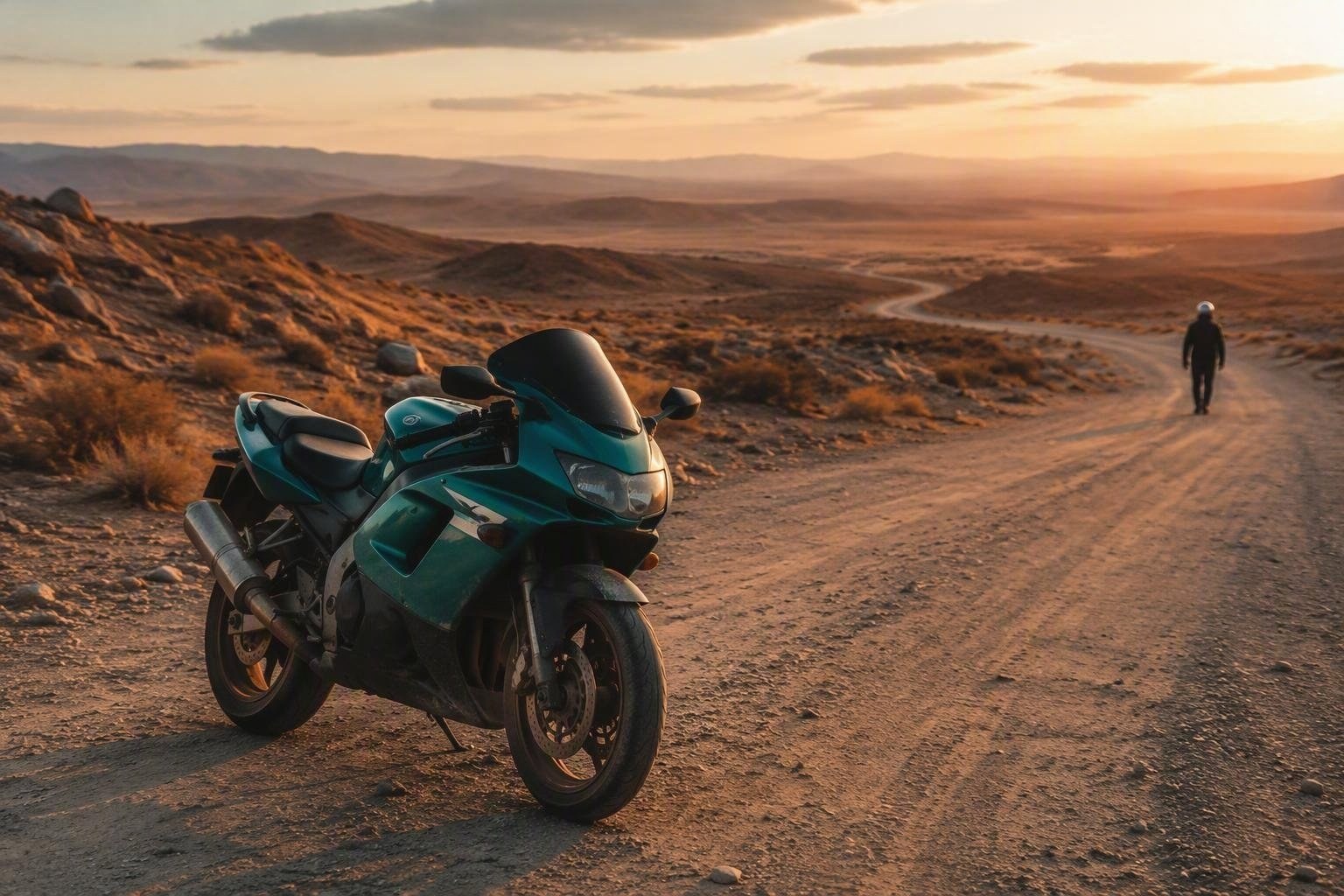 La storia straordinaria di Toni Moles e la sua moto avventuriera
