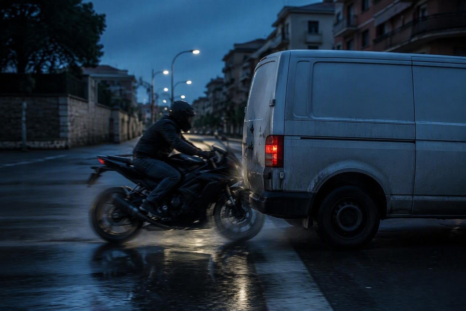 Moto e furgone si scontrano a Ladispoli, muore il pilota