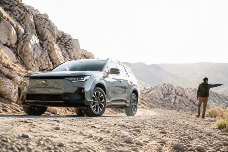 E-Outback 2027: spazio, potenza e trazione integrale 4×4 elettrica