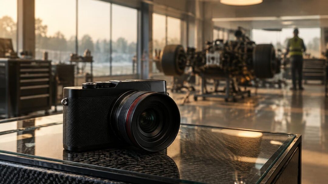 Edizione Leica Q3 43 Formula 1® con dettagli in carbonio