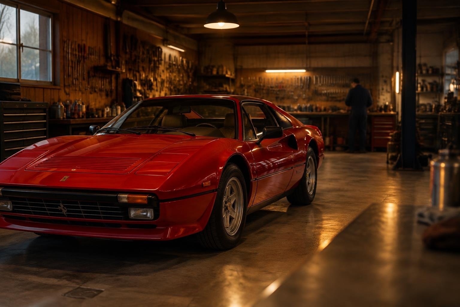 Ferrari 308 GTS di Lou: 6.800 km, tre anni al polo, restaura AMMO NYC