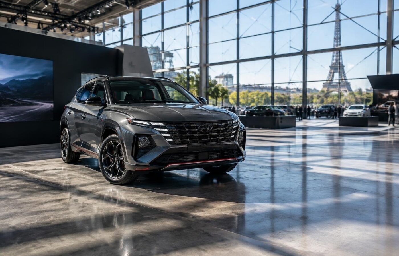 Hyundai Tucson N Line: design grintoso e interni sportivi a Parigi
