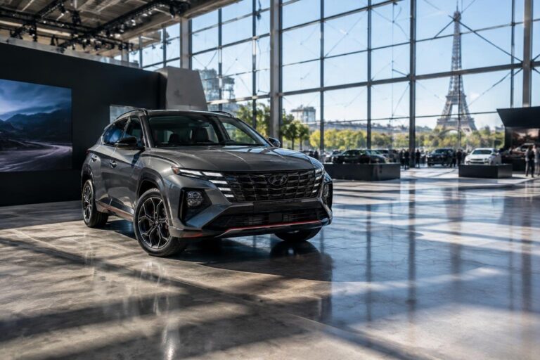 Hyundai Tucson N Line: design grintoso e interni sportivi a Parigi