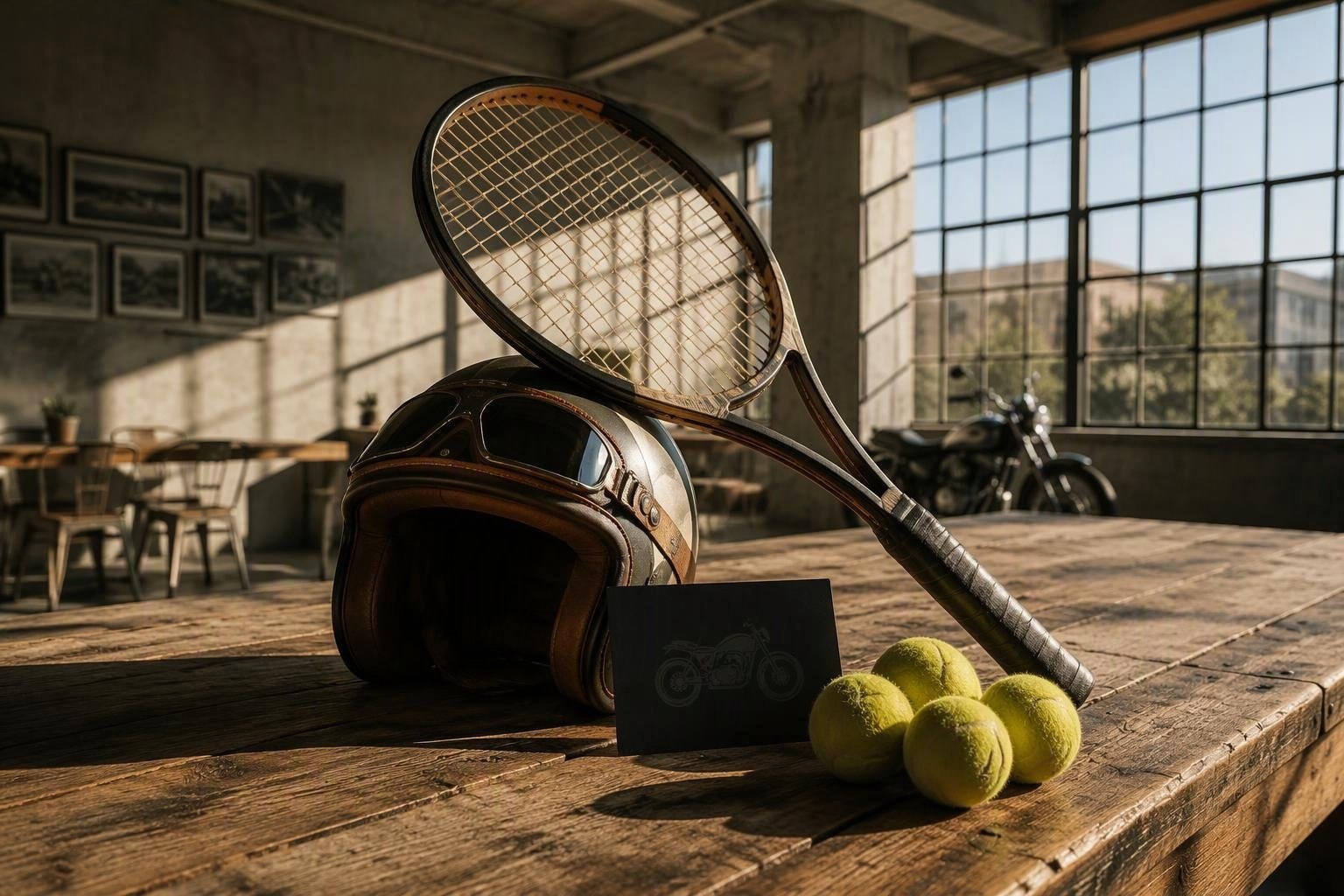 Il campione di tennis conquista la licenza per la moto