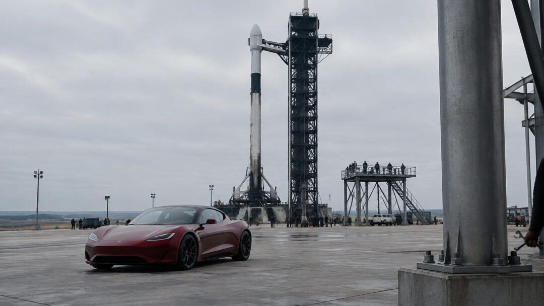 Roadster di Tesla decolla: l'auto che vola grazie a SpaceX