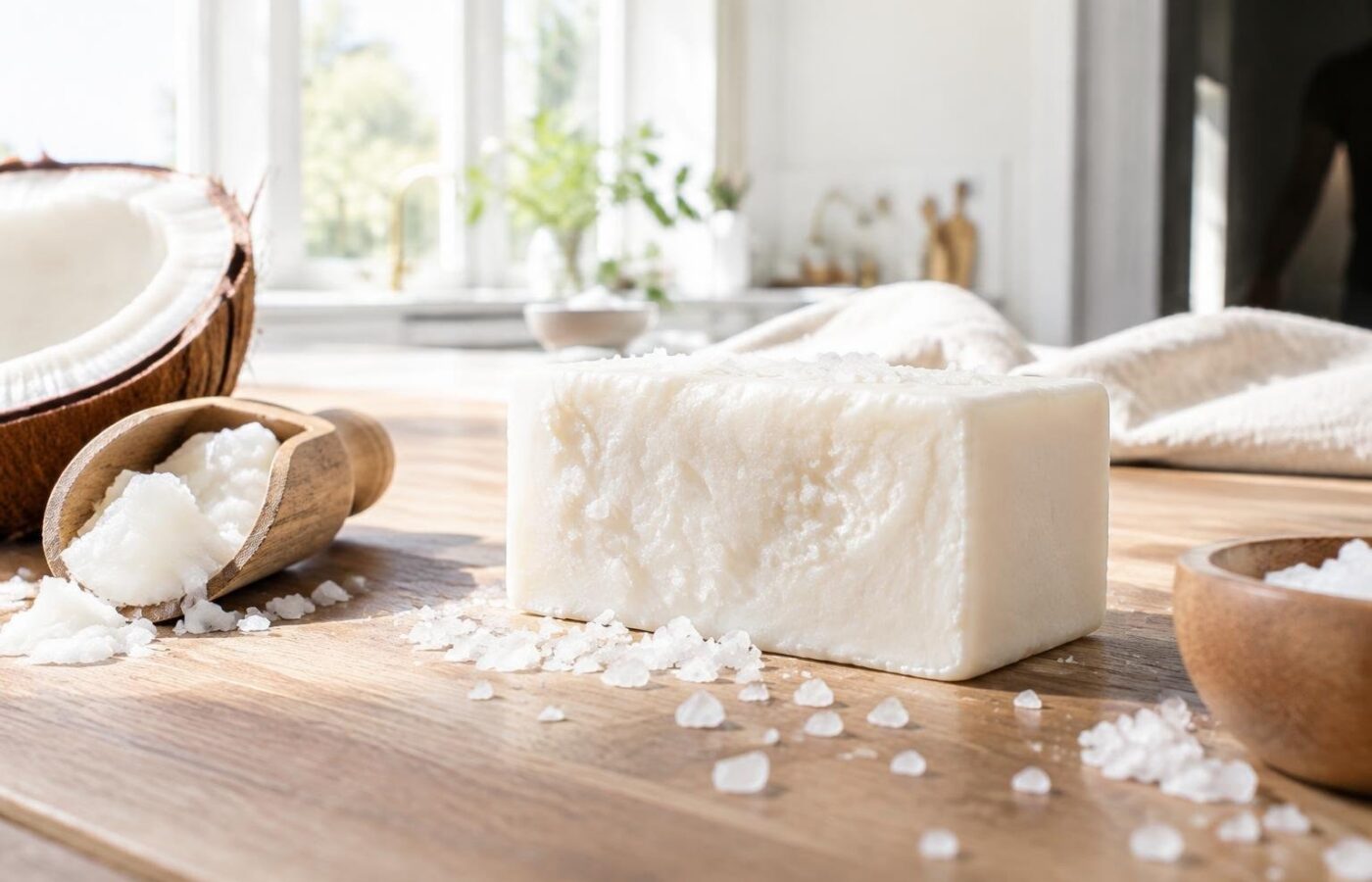 Sapone con Acqua Madre, sale di Trapani e olio di cocco