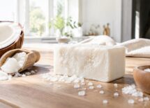 Sapone con Acqua Madre, sale di Trapani e olio di cocco
