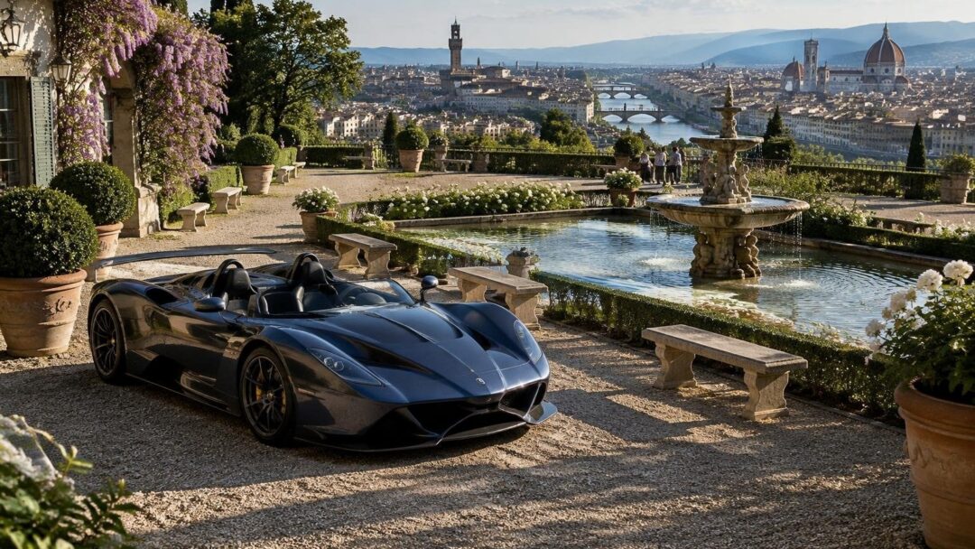 Supercar e innovazione a Villa La Massa: Dallara, Jaguar, Maserati
