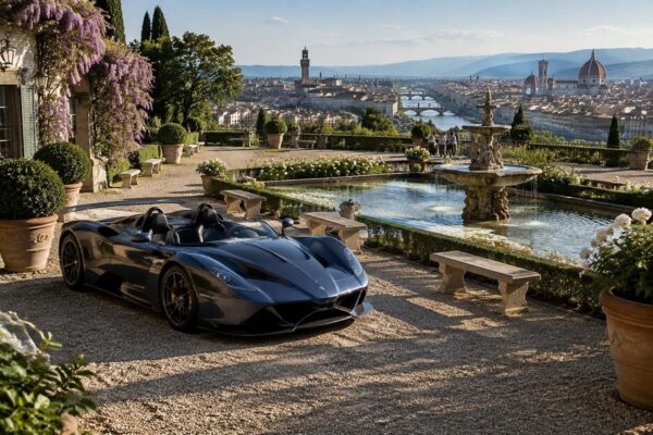 Supercar e innovazione a Villa La Massa: Dallara, Jaguar, Maserati