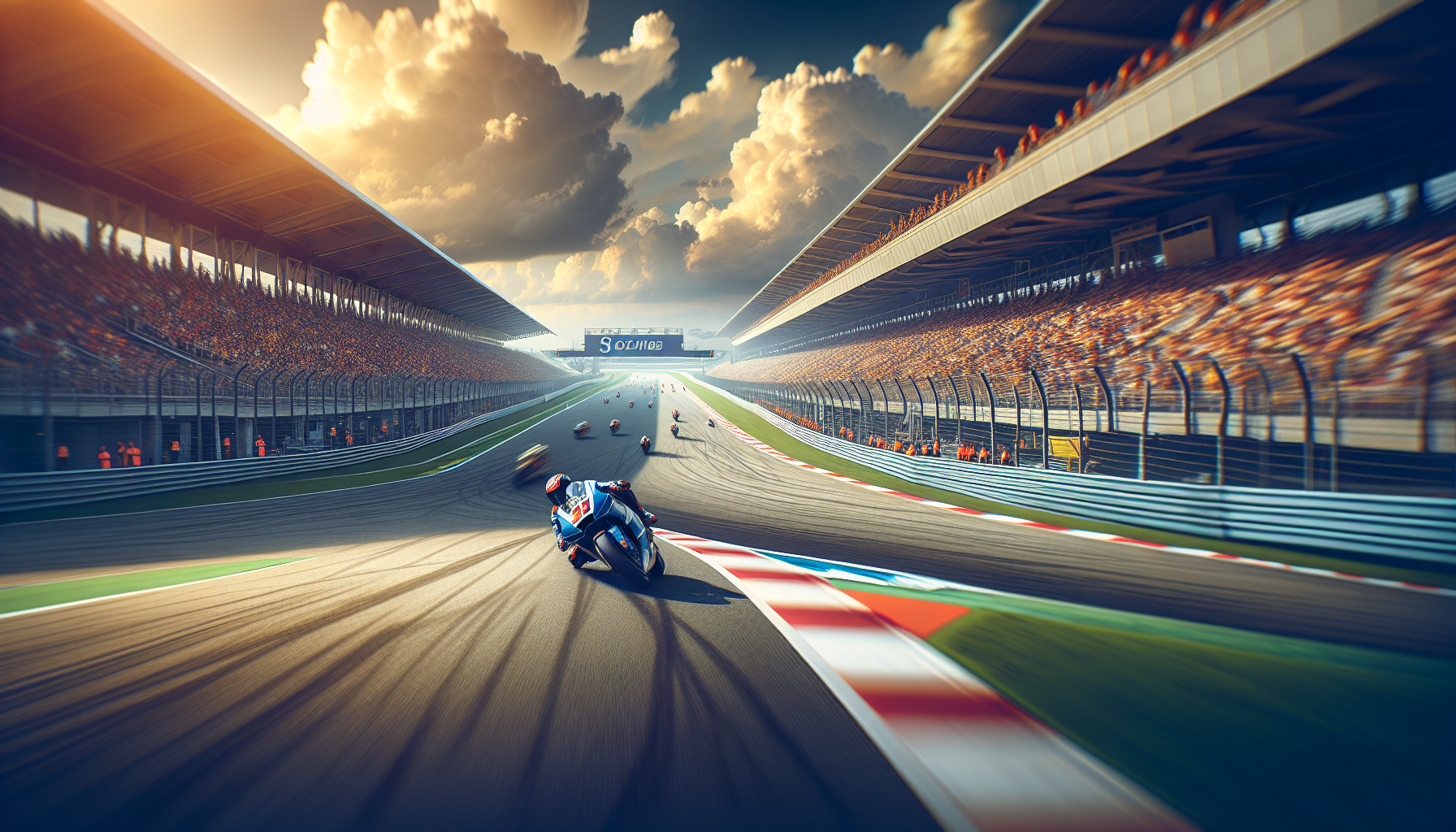 Alex Marquez during practice at the Thai Grand Prix