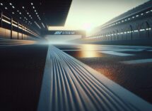 Formula 1 fans celebrating a vibrant race atmosphere