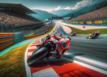 MotoGP race action at Circuit Mode with thrilling bikes