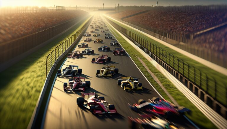 Exciting racing action at the 2025 Texas Mini Cup series