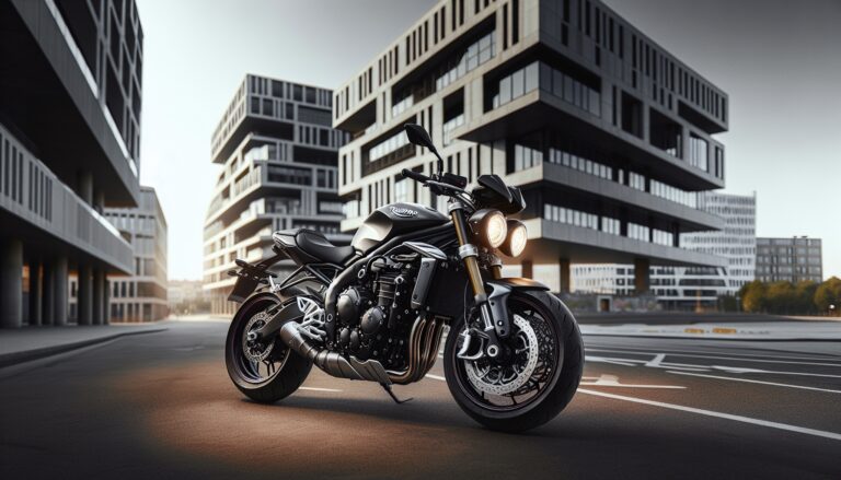 2025 Triumph Speed Triple 1200 RS motorcycle on the road