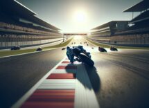 Alex Marquez in action during the MotoGP season opener