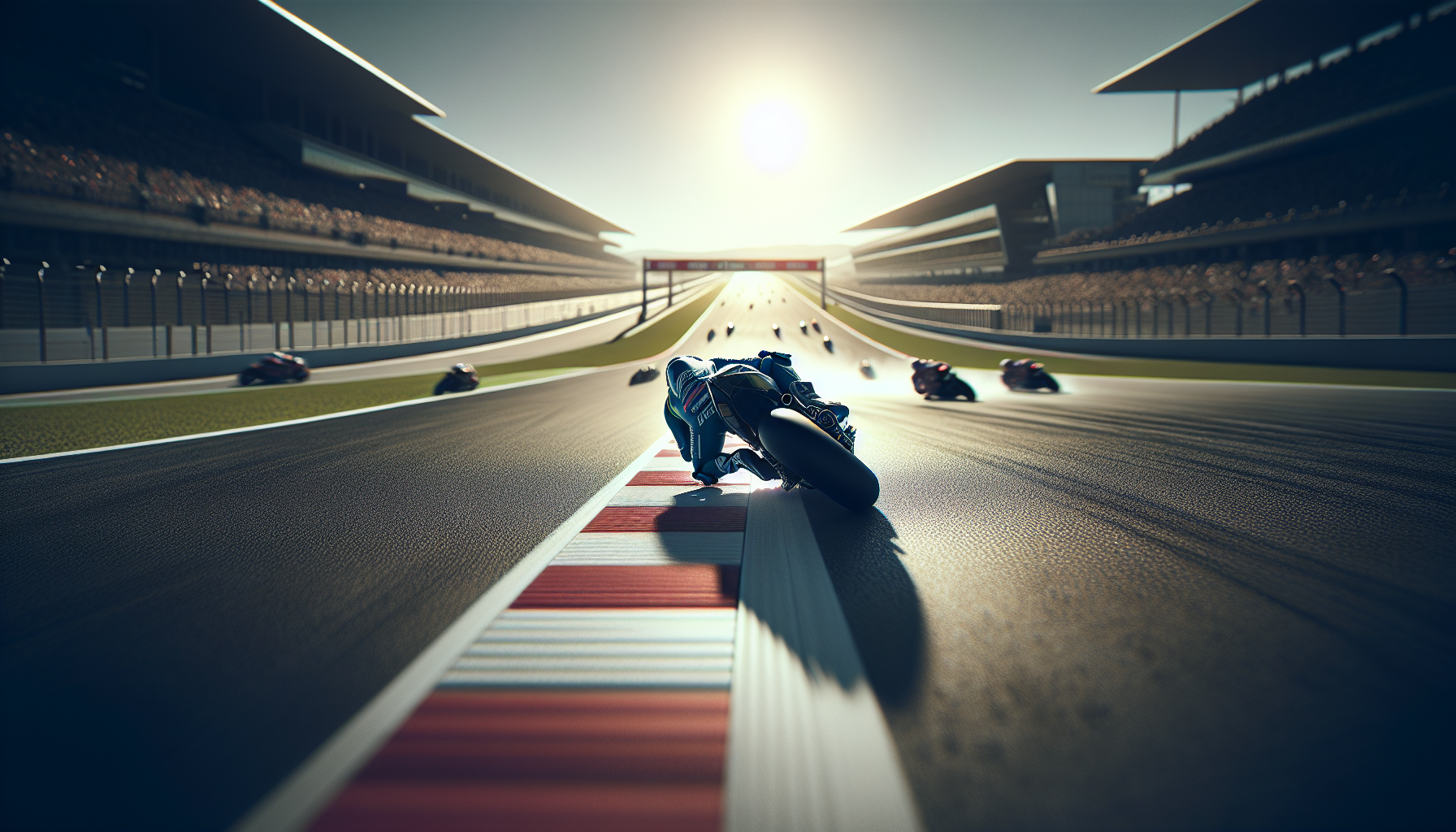 Alex Marquez in action during the MotoGP season opener