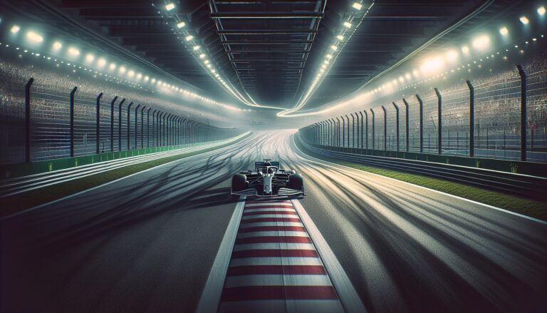 American Formula 1 teams showcasing their cars on the track