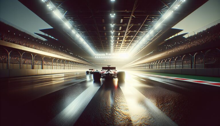 Brad Pitt in Apple's upcoming F1 movie promotion