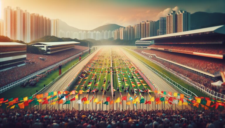 Spectacular view of the Australian Grand Prix event