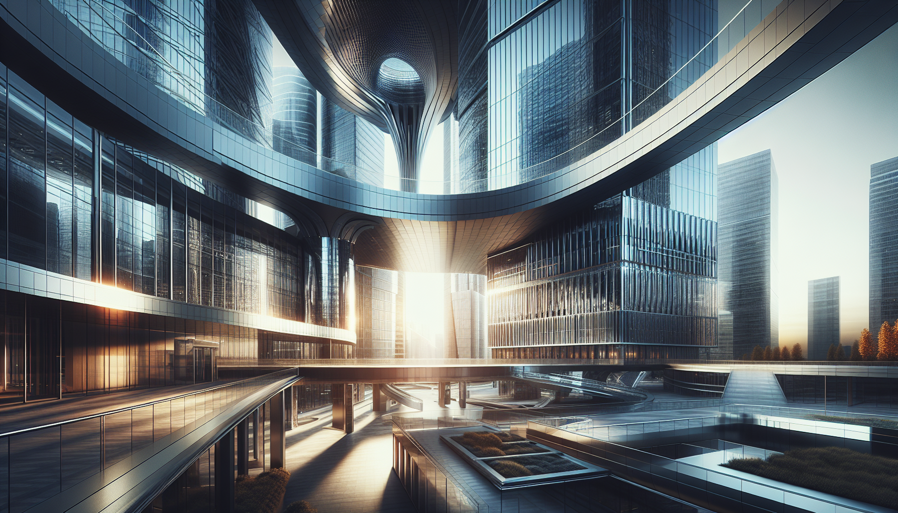 BMW iX3 elettrico in un paesaggio urbano moderno