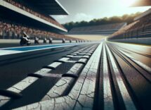 Briar Bauman celebrates victory at Senoia Short Track